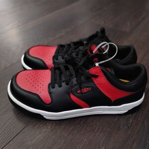 Keen Utility Work Shoes Mens Size 12 EE Black Red KEEN ReGEN EH Safety Sneakers